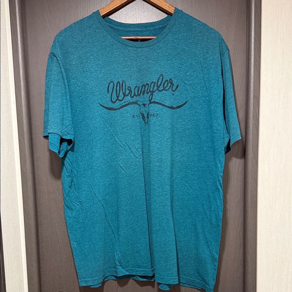 Wrangler Men's Blue Graphic Tee